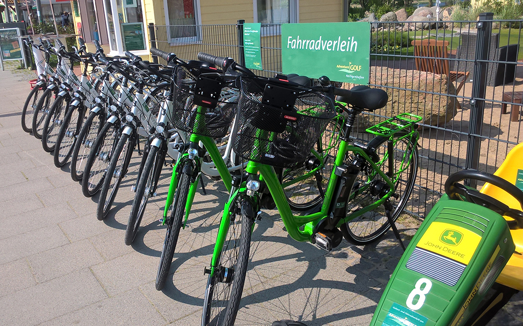 Fahrradverleih am Adventuregolf Heiligenhafen